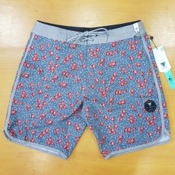 VISSLA BOARDSHORT HONEYBOMB 18.5" BLOOD