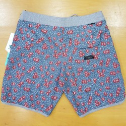 VISSLA BOARDSHORT HONEYBOMB 18.5" BLOOD