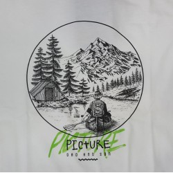 PICTURE TEE RIVER WHITE