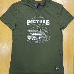 PICTURE TEE LIFESTYLE ARMY GREEN