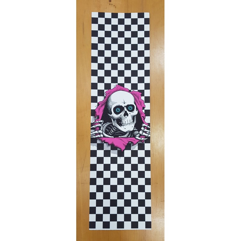 POWELL PERALTA GRIP RIPPER CHECKER WHITE