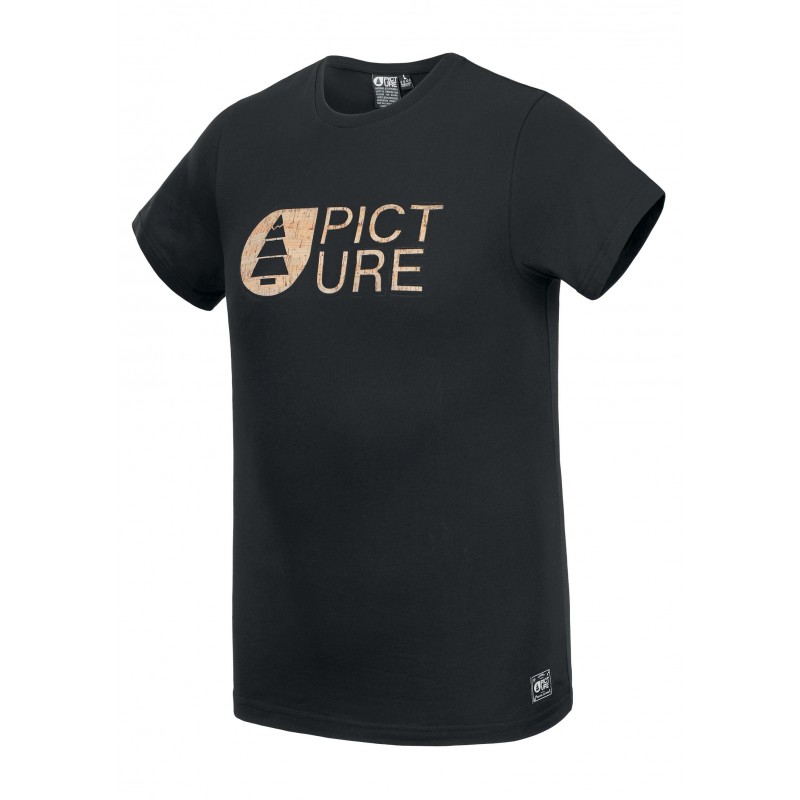 PICTURE ORGANIC T-SHIRT BASEMENT CORK BLACK