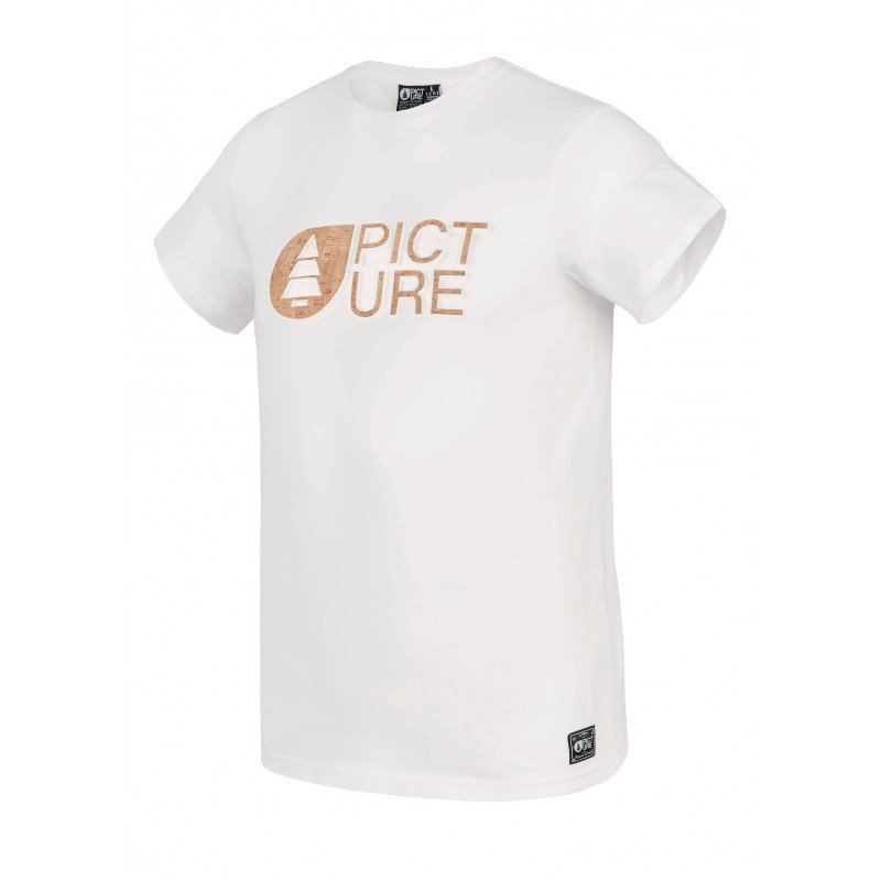 PICTURE ORGANIC T-SHIRT BASEMENT CORK WHITE