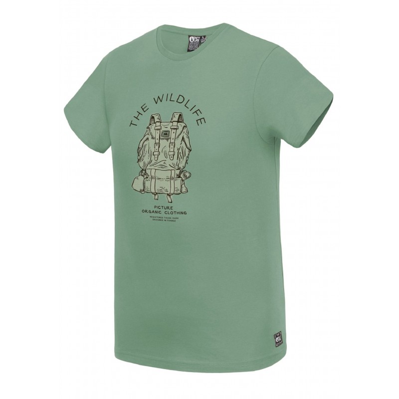 PICTURE ORGANIC T-SHIRT PACKER ARMY GREEN