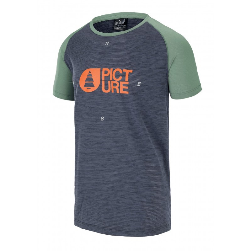 PICTURE ORGANIC TECH TEE YAGO DARK BLUE