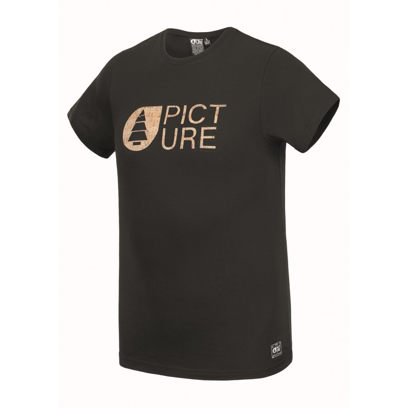 PICTURE T-SHIRT CORK BLACK