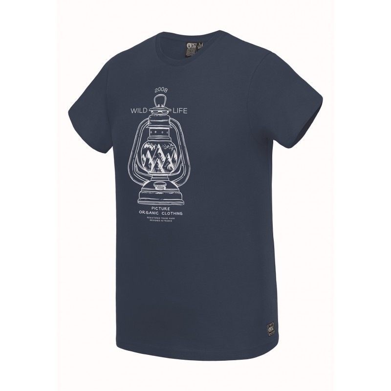PICTURE T-SHIRT EUGENE DARK BLUE