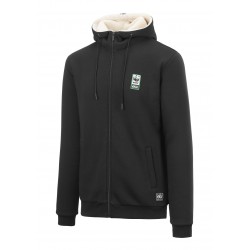 PICTURE x WWF Sweat-shirt Capuche Zippé Fourré PLUSH BLACK