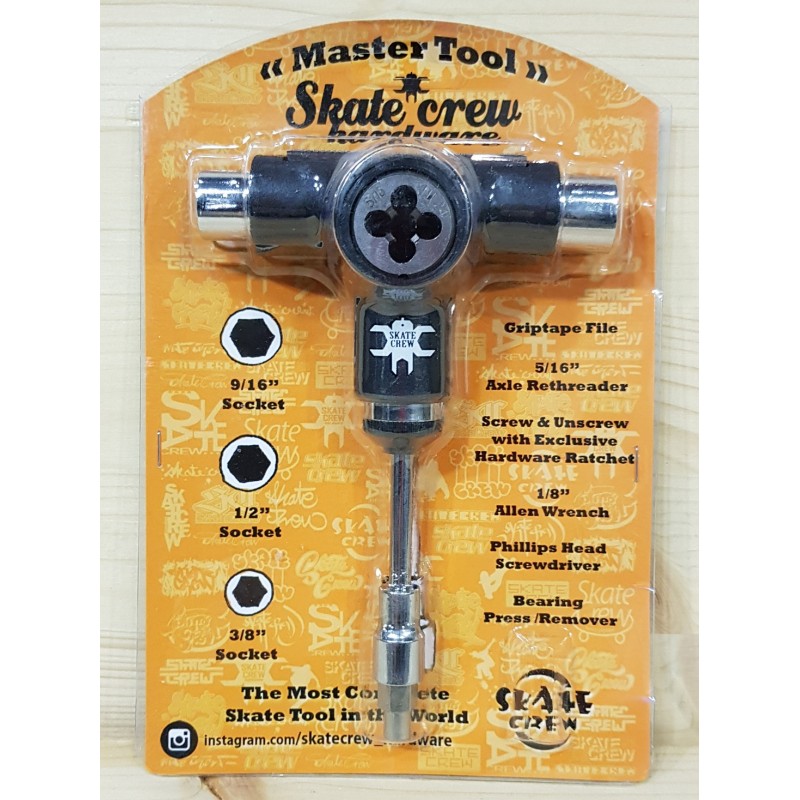 SKATE OUTIL CLEF MONTAGE MASTER TOOL