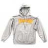 THRASHER HOODY SWEAT FLAME GREY