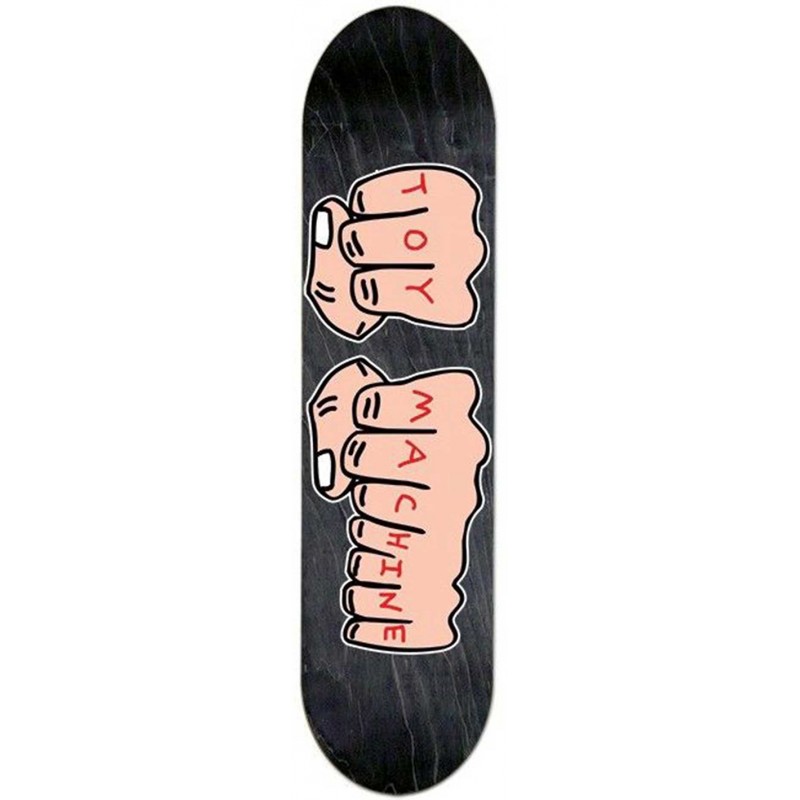 TOY MACHINE 8.5" SKATEBOARD FISTS X-LARGE