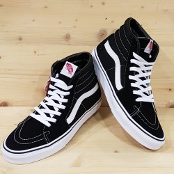 VANS SK8-HI BLACK WHITE