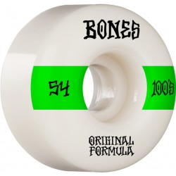 BONES 4 X ROUES 100s 54 MM V4 WHITE WIDE
