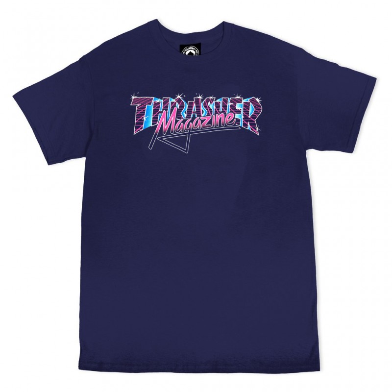 THRASHER T-SHIRT VICE LOGO NAVY