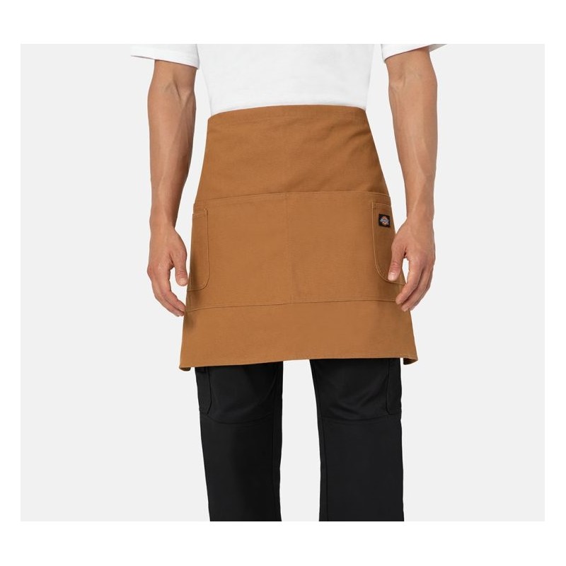 DICKIES TABLIER BISTRO APRON BROWN DUCK