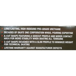 MINI LOGO 4 X ROUES 53 MM C-CUT 101A WHITE