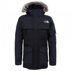 THE NORTH FACE  PARKA MCMURDO 2 BLACK GREY TNF JACKET