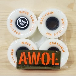MINI LOGO 4 ROUES 63MM AWOL 80A WHITE
