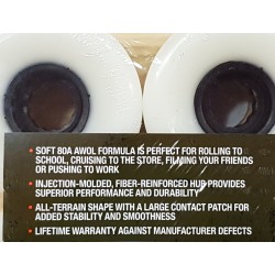 MINI LOGO 4 ROUES 63MM AWOL 80A WHITE