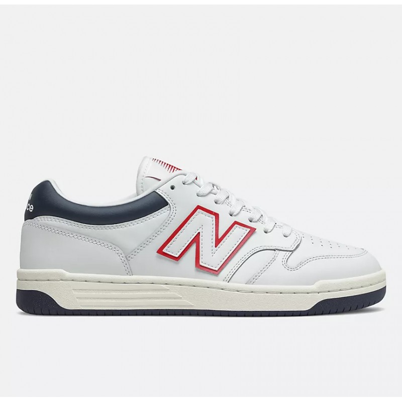 NEW BALANCE BB480 LWG WHITE NAVY RED